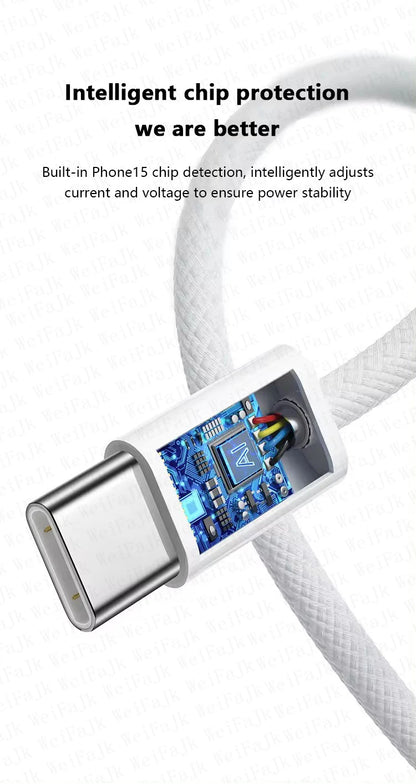 Original Apple 30W Fast Charger with USB-C Cable