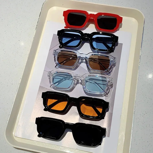 New Vintage Rectangle Frame Sunglasses