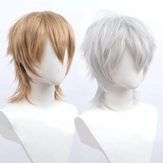 MUMUPI Synthetic Short Wolf Cut Wig with Bangs
