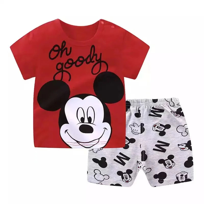 Casual Baby & Kids Sport Clothing Set – Disney Mickey Mouse (Boys, 9M–4Y)