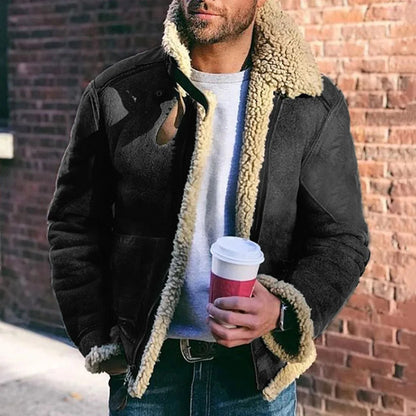 Men’s Autumn Winter Faux Leather Jacket