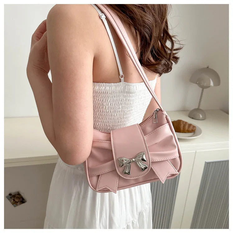 Trendy Bow Shoulder Bag