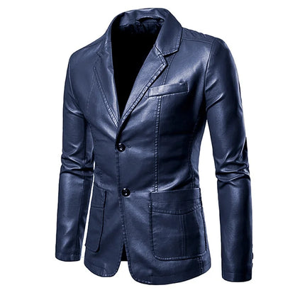 2025 Men’s Slim Fit Vintage Leather Jacket