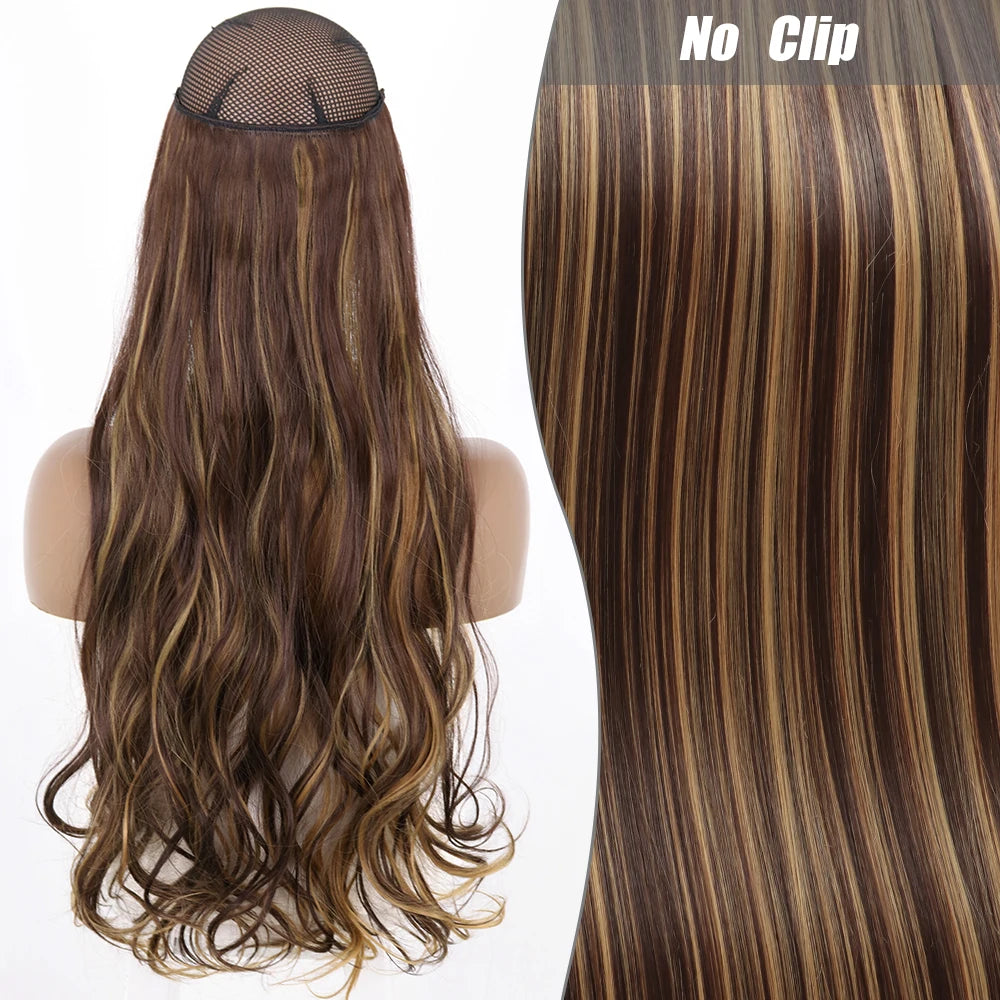 No Clips Natural Hair Extension