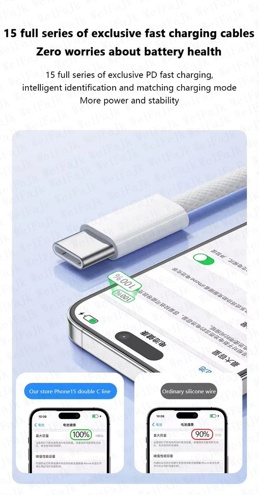 Original Apple 30W Fast Charger with USB-C Cable