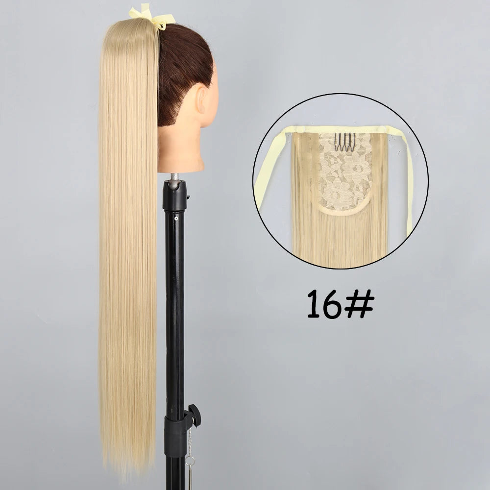34-Inch Synthetic Ponytail Hair Extension