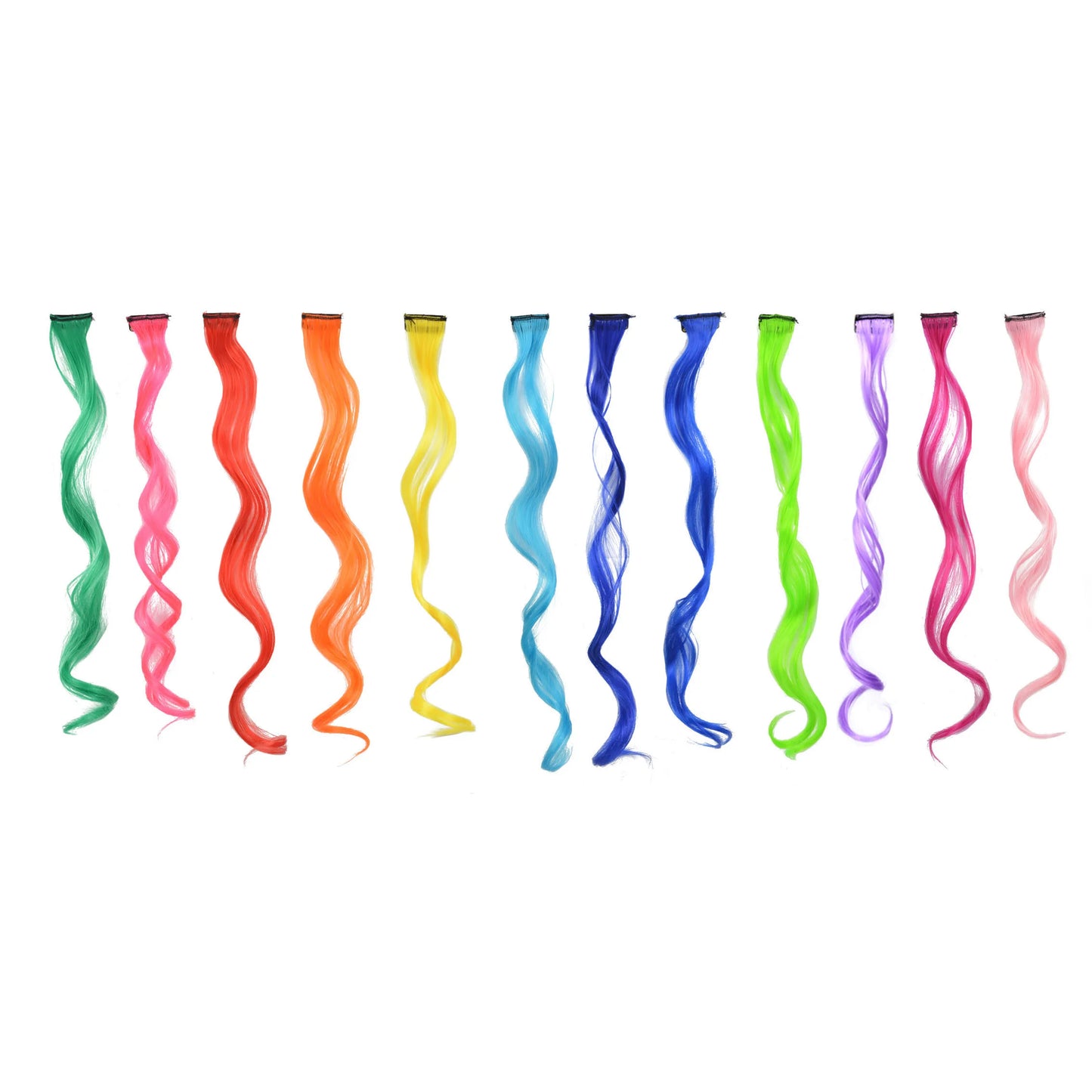 12 Colors Synthetic Hairpieces