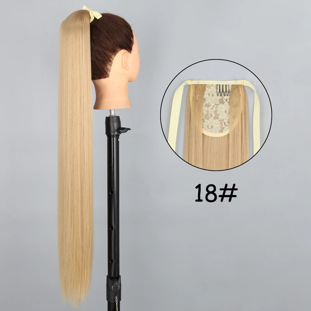 34-Inch Synthetic Ponytail Hair Extension