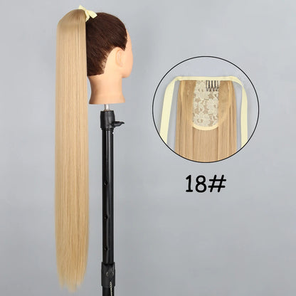 34-Inch Synthetic Ponytail Hair Extension
