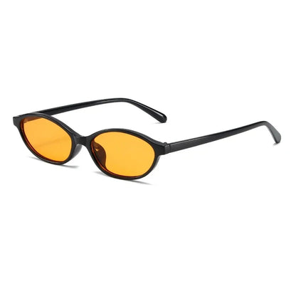 Retro Oval Frame Sunglasses