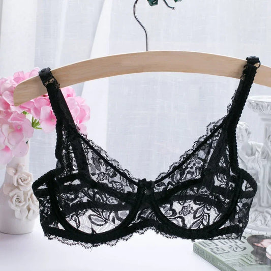 Women’s Sexy Lace Mesh Underwire Bra