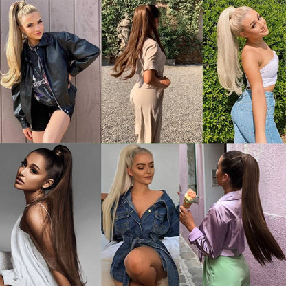 34-Inch Synthetic Ponytail Hair Extension
