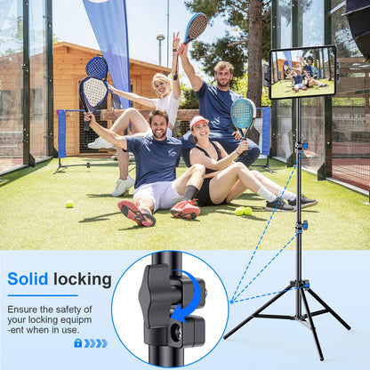 Adjustable Tripod Floor Tablet Stand