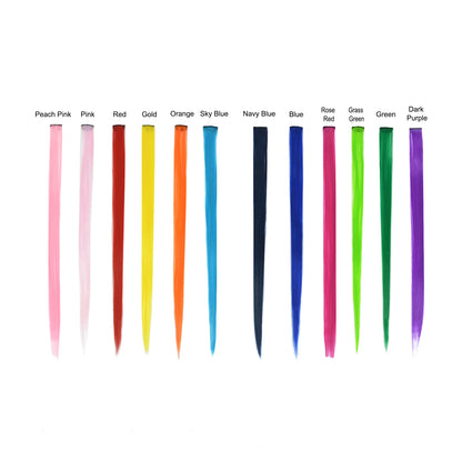 12 Colors Synthetic Hairpieces