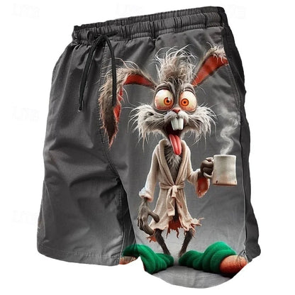 3D Animal Print Shorts