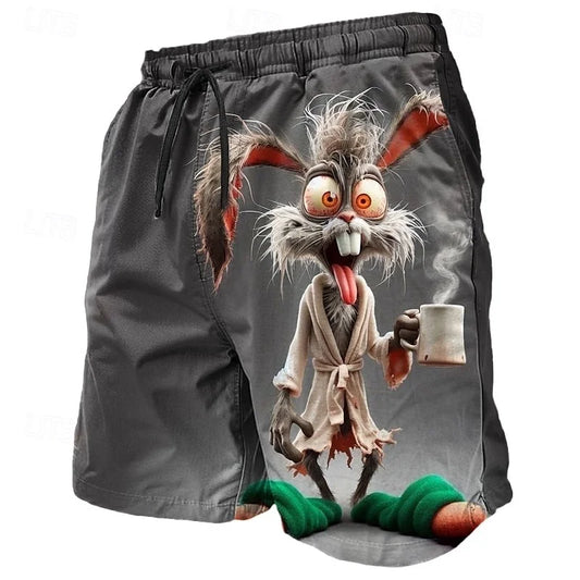 3D Animal Print Shorts
