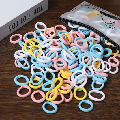 50/100PCS Colorful Nylon Hair Bands for Kids