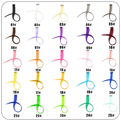 Synthetic Clip-In Hair Extensions