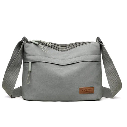 3 Main Pockets High Capacity Crossbody Shoulder Bag for Women