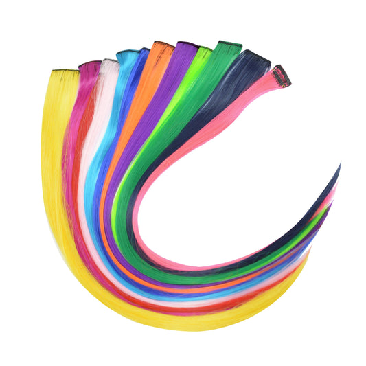 12 Colors Synthetic Hairpieces