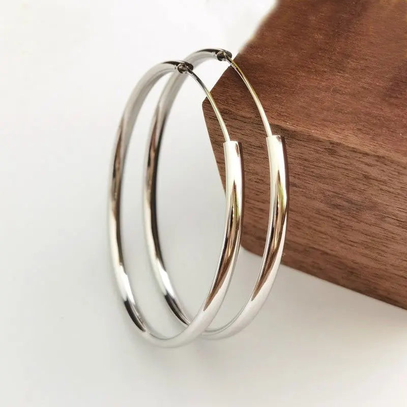 New 18K Gold Plated Hoop Earrings for Women