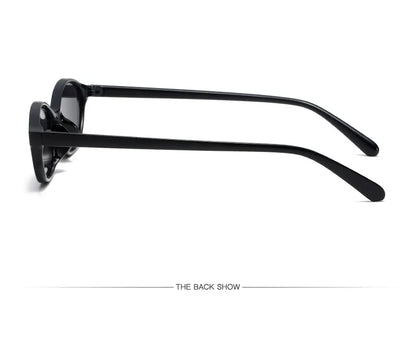 Retro Oval Frame Sunglasses