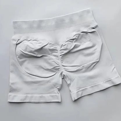 Women’s Impact Seamless Scrunch Bum Shorts – Low Ribbed Waist Gym Essential