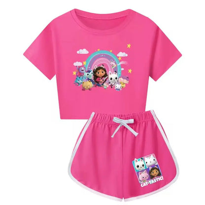 Gabby Style 2PCS Kids Sports Outfit