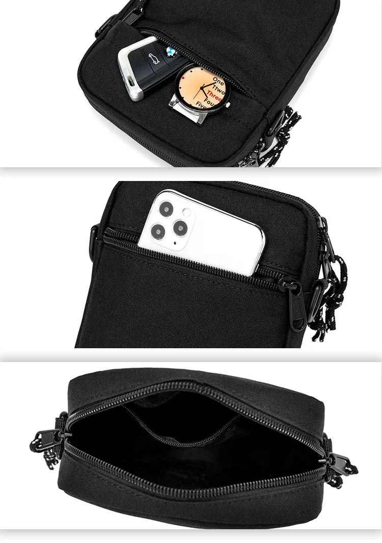 Simple Mini Crossbody Handbag for Men