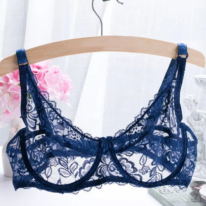 Women’s Sexy Lace Mesh Underwire Bra