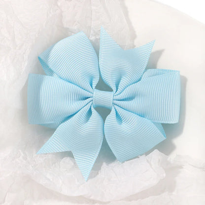 20/40PCS Candy Color Bow Hair Clip Set