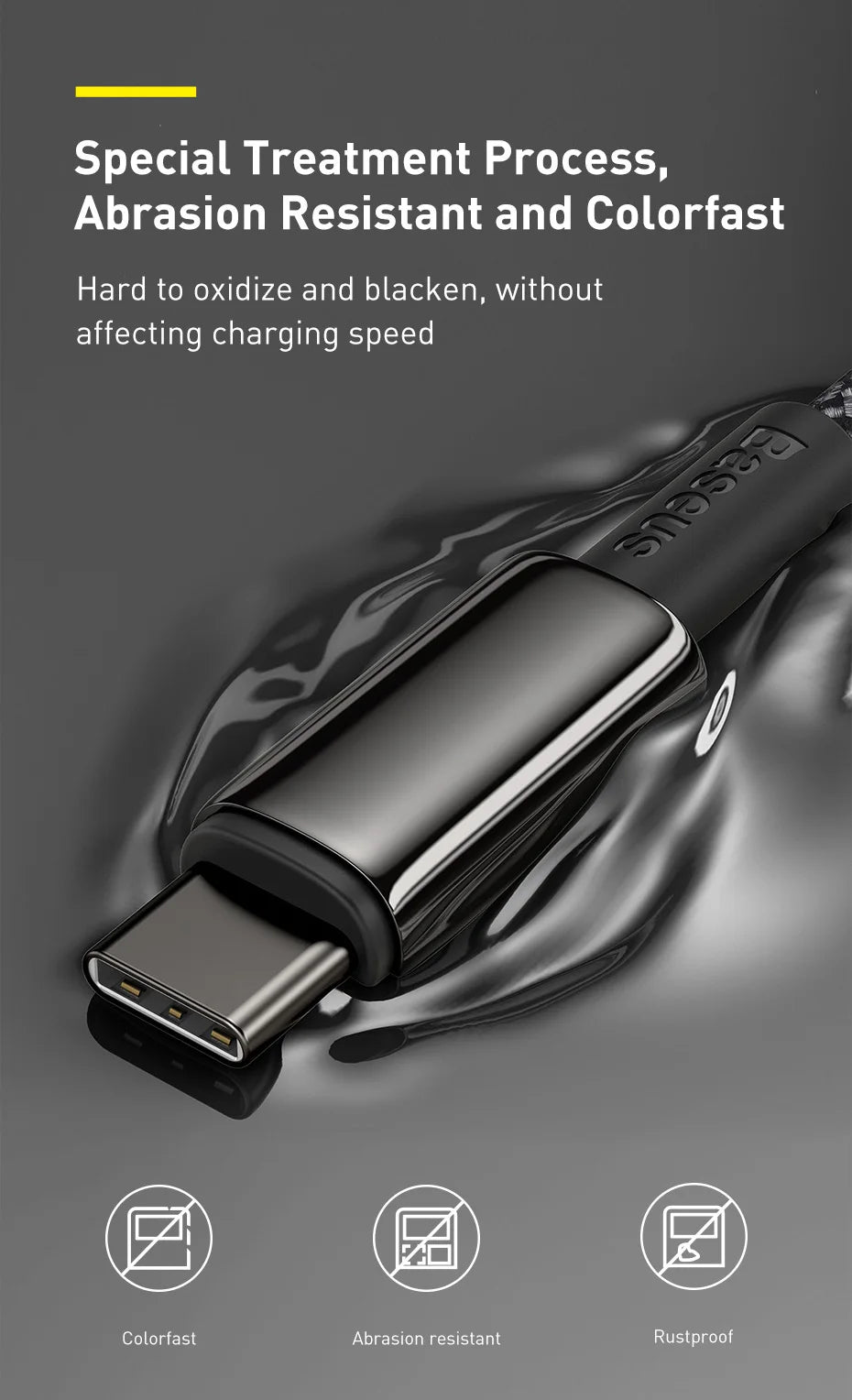 Baseus 100W USB-C to Type-C Fast Charging Cable