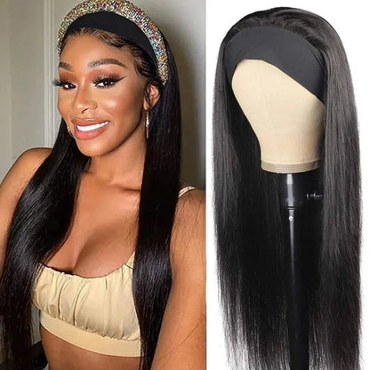 Headband Wig Human Hair
