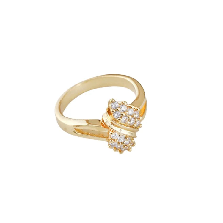14K Gold Diamond Charm Rings for Women