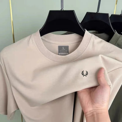 Luxury Cotton Men’s Seamless T-Shirt