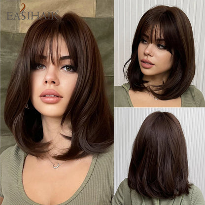 Short Straight Bob Wig for Women