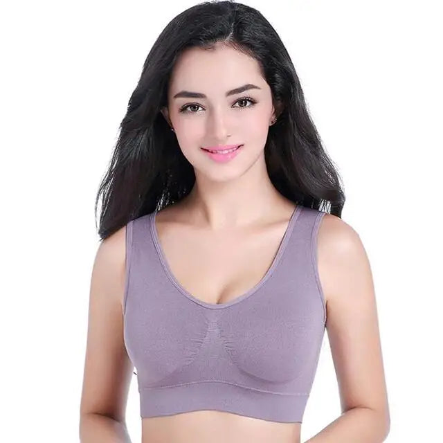 S–7XL Plus Size Seamless Wireless Bra