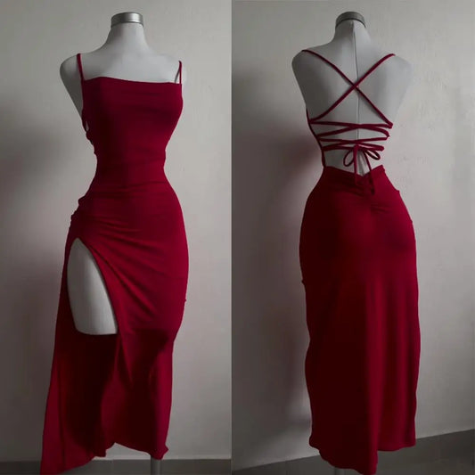 2025 Hot Summer Halter Dress – Spice Girl Style with a Bold Edge