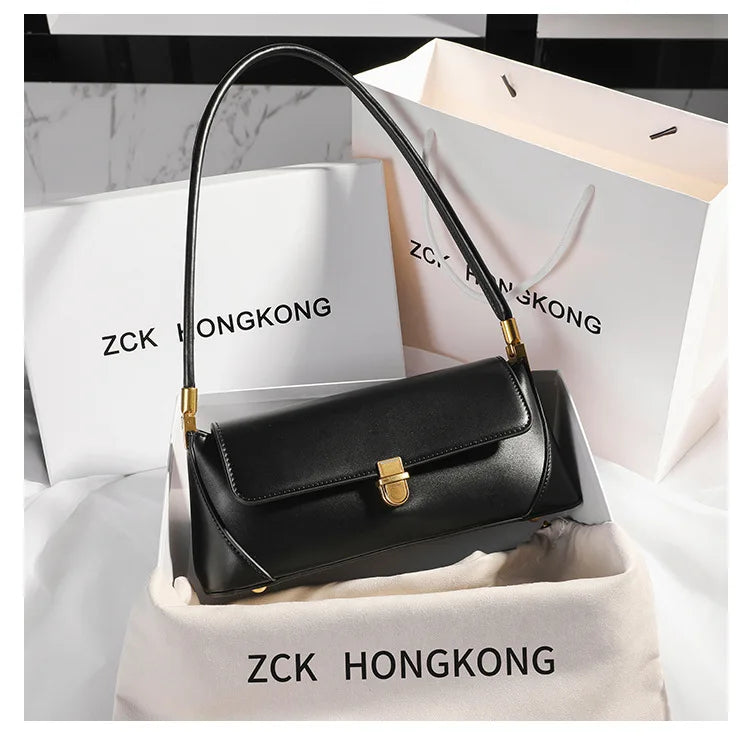 Genuine Leather Women’s Underarm Bag