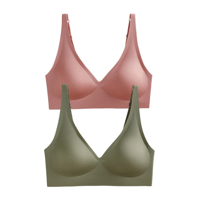 2Pcs/Set Seamless Wireless Bra