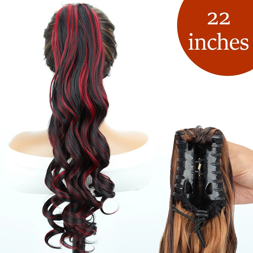34-Inch Synthetic Ponytail Hair Extension