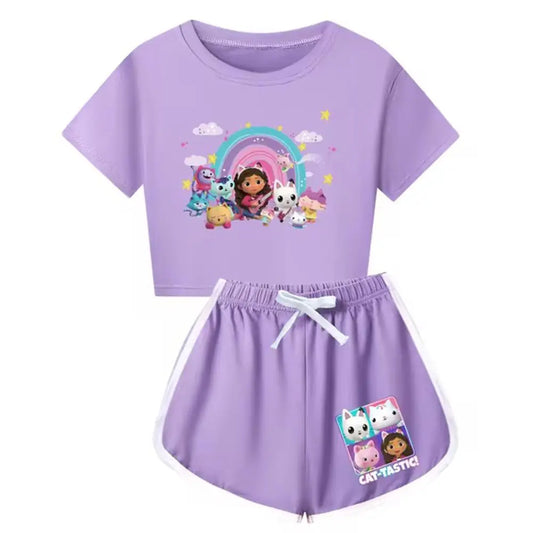 Gabby Style 2PCS Kids Sports Outfit