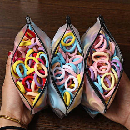 50/100PCS Colorful Nylon Hair Bands for Kids