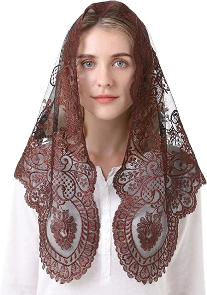Spanish-Style Lace Mantilla – Catholic & Wedding Veil
