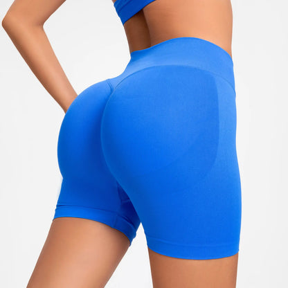 Impact Shorts 4.5" – Women’s Seamless Fitness Biker Shorts