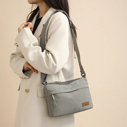 3 Main Pockets High Capacity Crossbody Shoulder Bag for Women