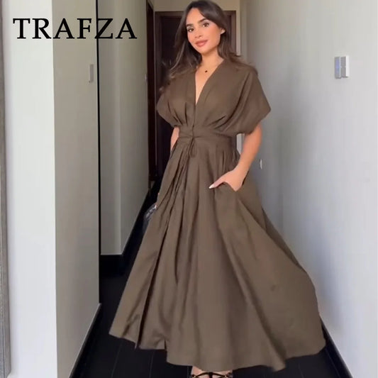 2025 Spring Summer Vintage Dress – Chic & Elegant Women’s Fashion