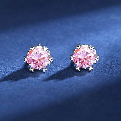 Moissanite Stud Earrings for Women
