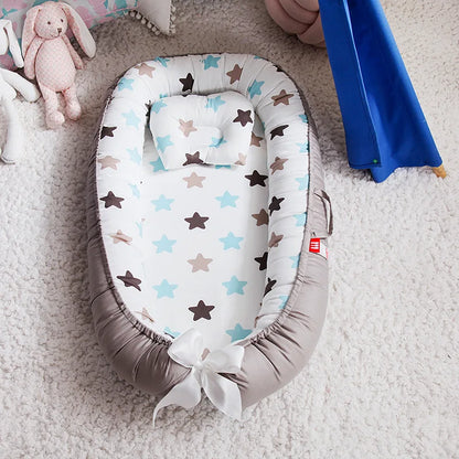 85×50cm Baby Nest Bed with Pillow