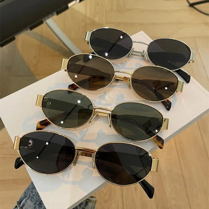 2025 Advanced Metal Oval Sunglasses